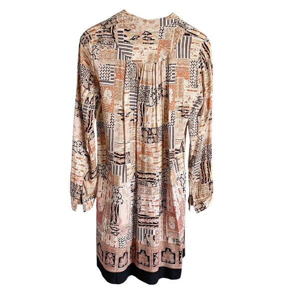 Anthropologie Ismelda Tunic Dress XS Tan NWT Brown - Picture 3 of 7